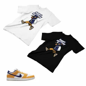 Nike SB Dunk Laser Orange Matching Custom Designed T shirt ND 1-3-8