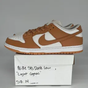 NIKE SB DUNK LOW LIGHT COGNAC SIZE 14 DM8998-200