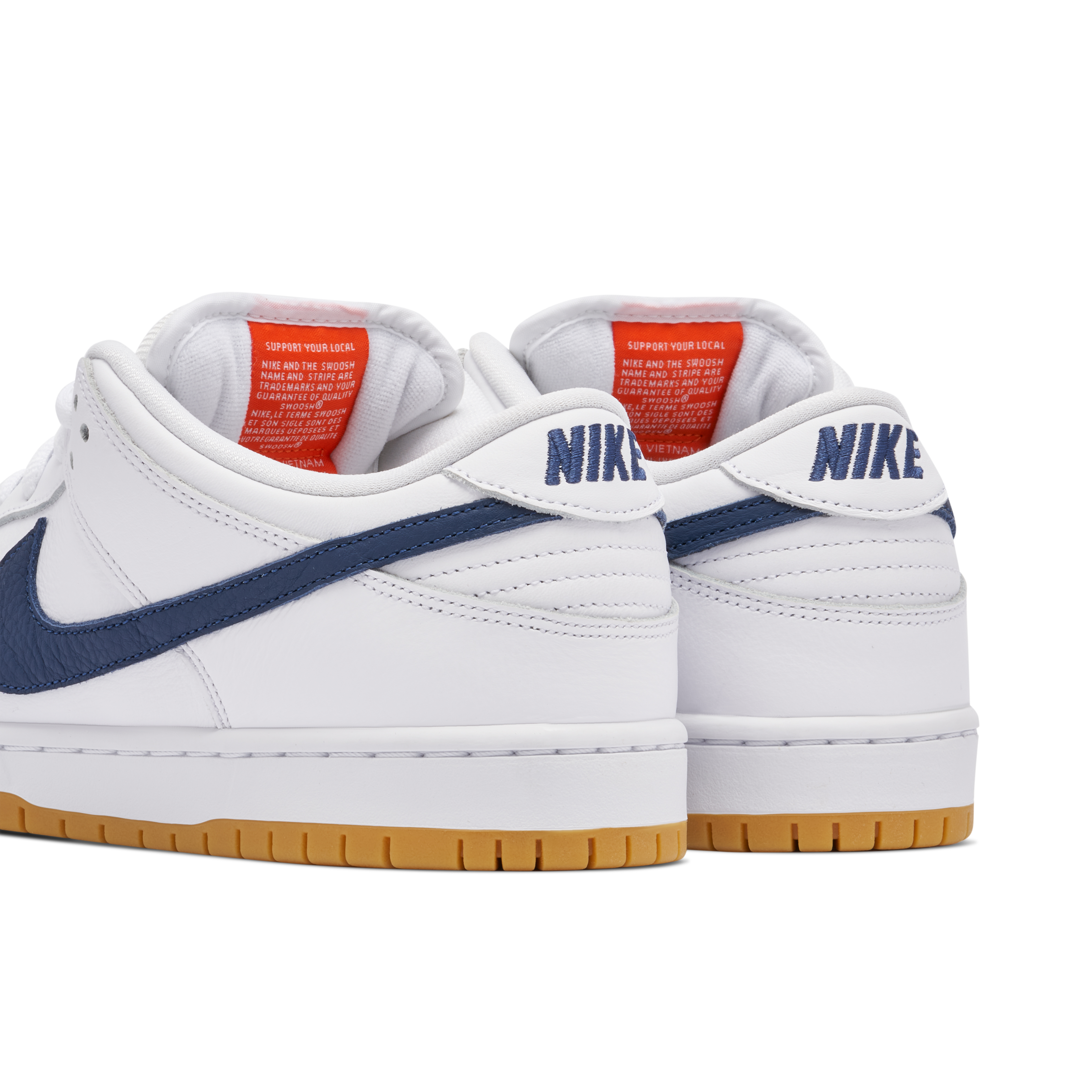 Nike SB Dunk Low Orange Label White Navy | CZ2249-100 | Laced