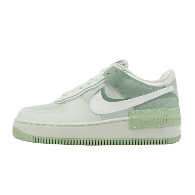 NIKE WMNS AIR FORCE 1 SHADOW SPRUCE AURA WHITE