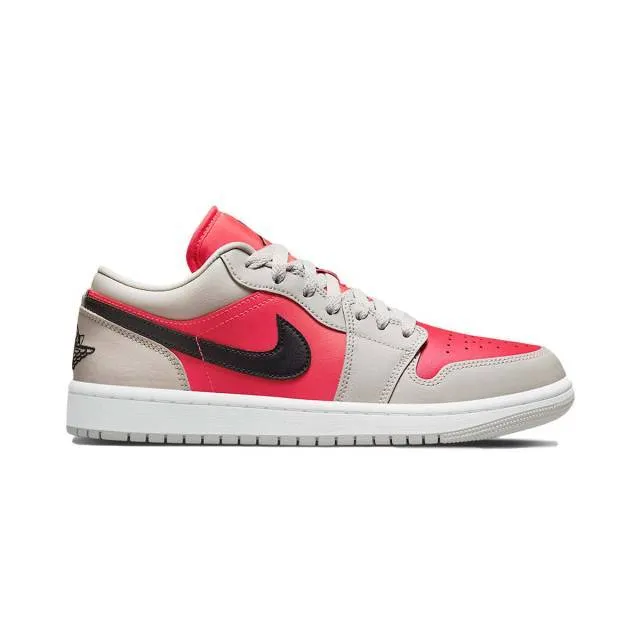 Nike Women's Air Jordan 1 Low (Light Iron Ore Siren Red/...