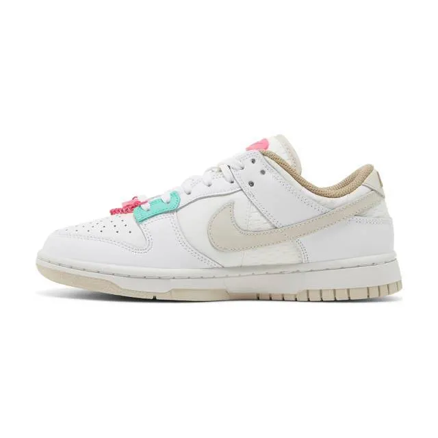 Nike Women's Dunk Low (Bling/ White/ String Summit White...