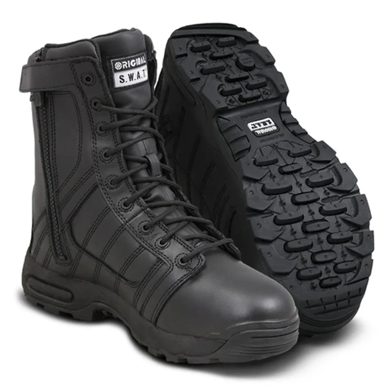 Original S.W.A.T. Metro Air 9" Side Zip Waterproof Insulated Boot Black