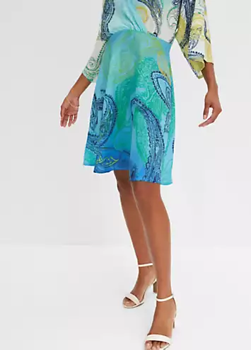 Paisley Print Wrap Dress by bonprix | Look Again