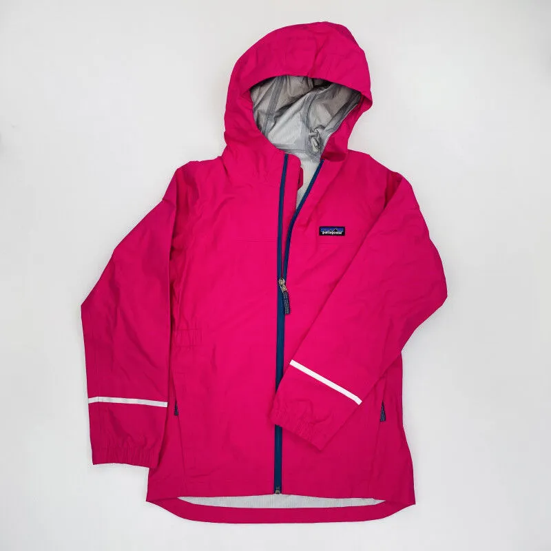 Patagonia Girls' Torrentshell 3L Jkt - Second Hand Waterproof jacket - Kid's - Pink - M | Hardloop