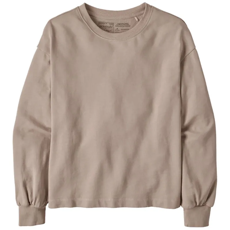 Patagonia Women's Shroom Taupe Regenerative Organic Certified Cotton Essential Pullover