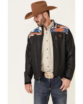 Product Name:  Hooey Men's Southwestern Print Zip-Front Softshell Jacket