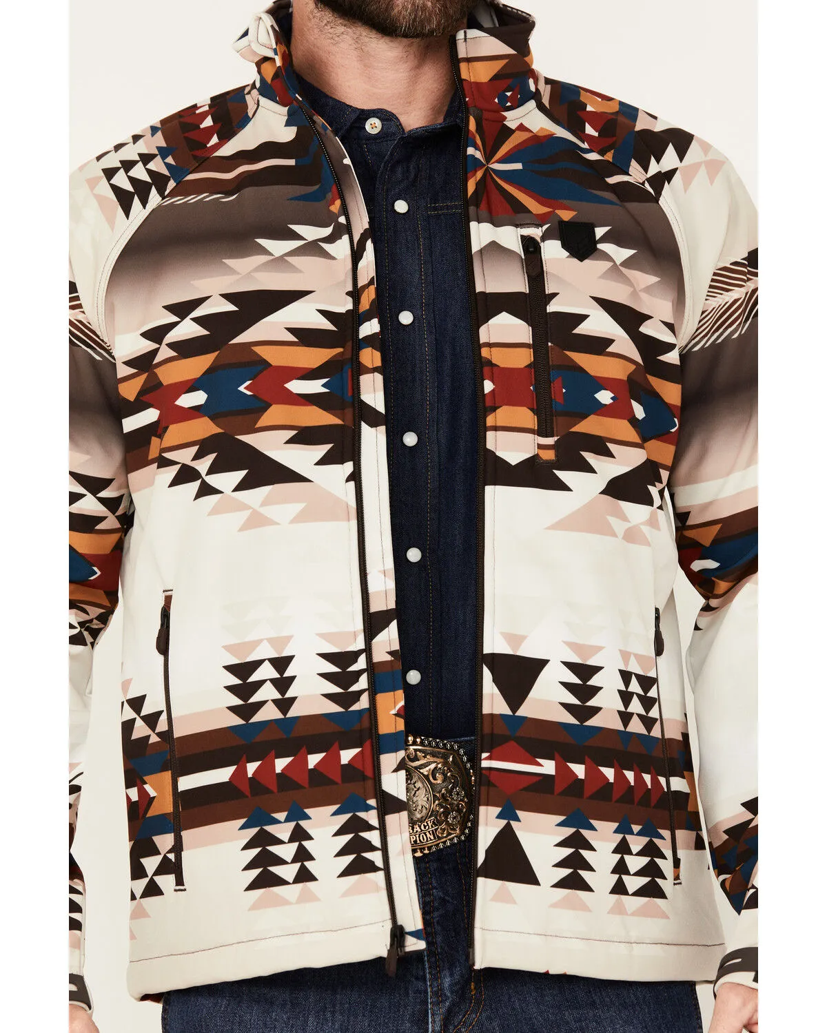 Product Name:  RANK 45® Men's Southwestern Print Softshell Jacket