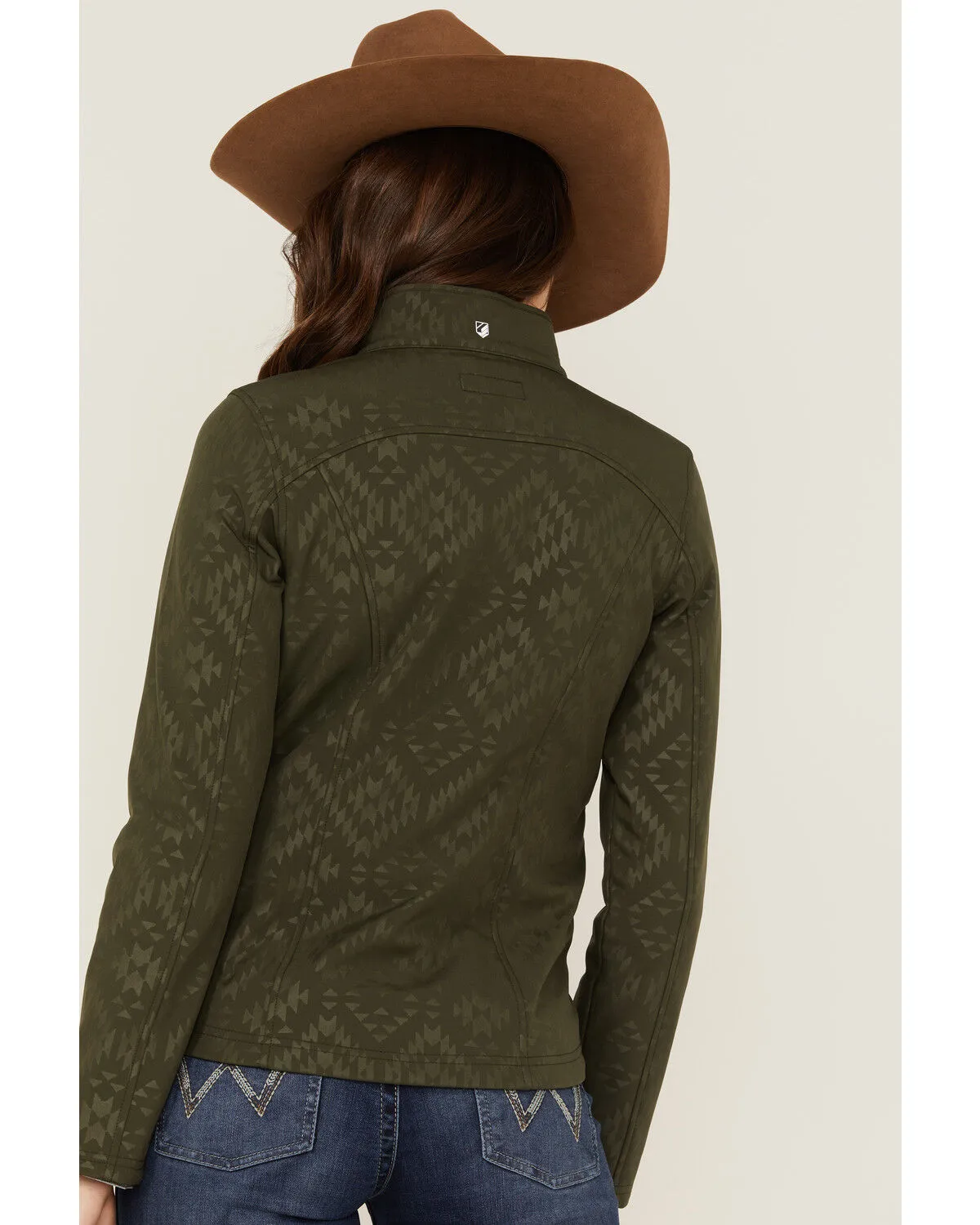 Product Name:  RANK 45® Women's Southwestern Print Softshell Riding Jacket