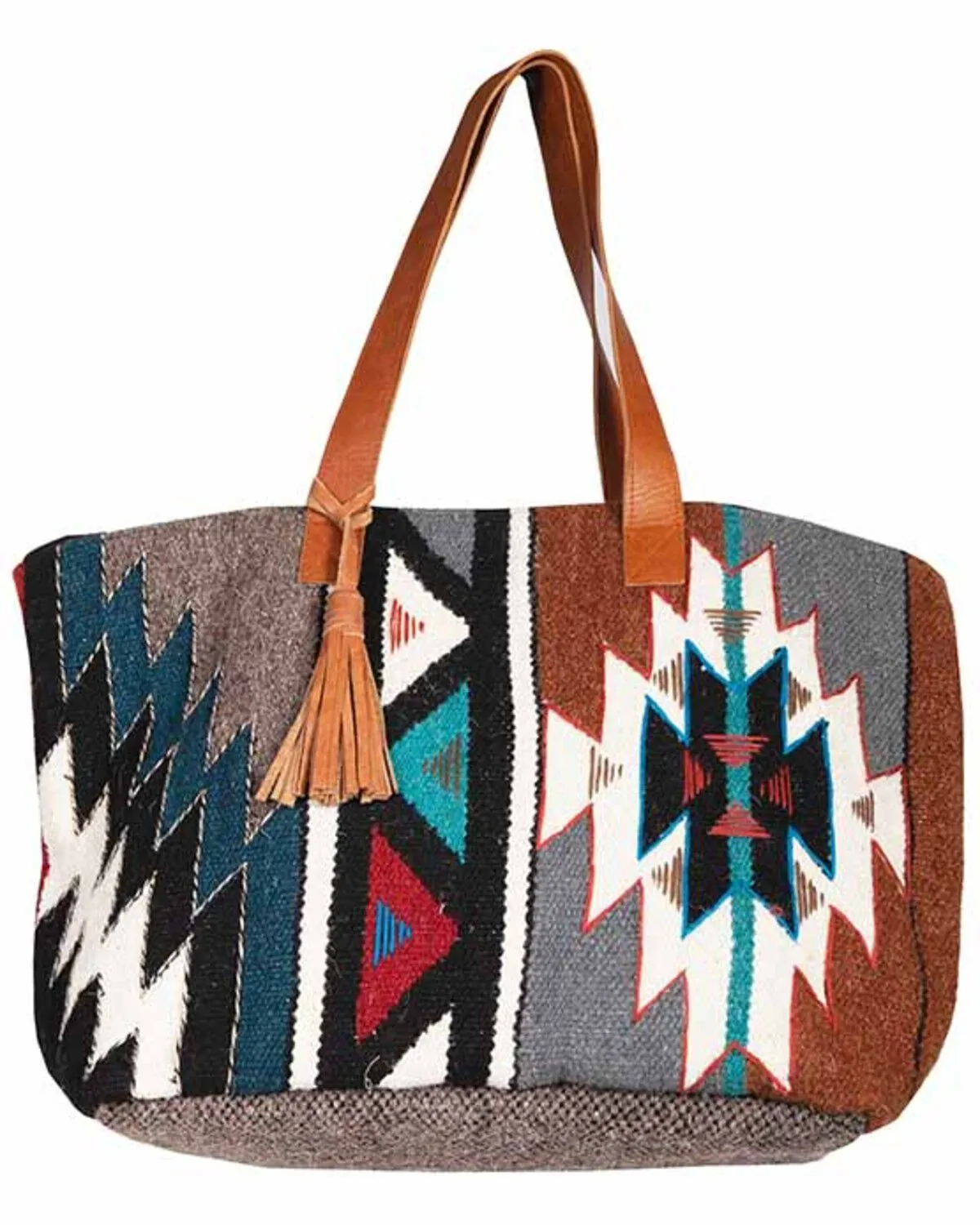 Product Name:  Scully Women's Woven Southwestern Print Tote