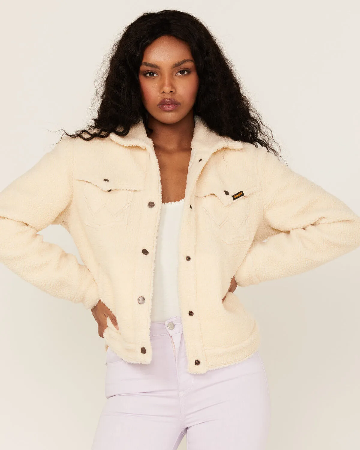 Product Name:  Wrangler Women's Sherpa Snap Jacket