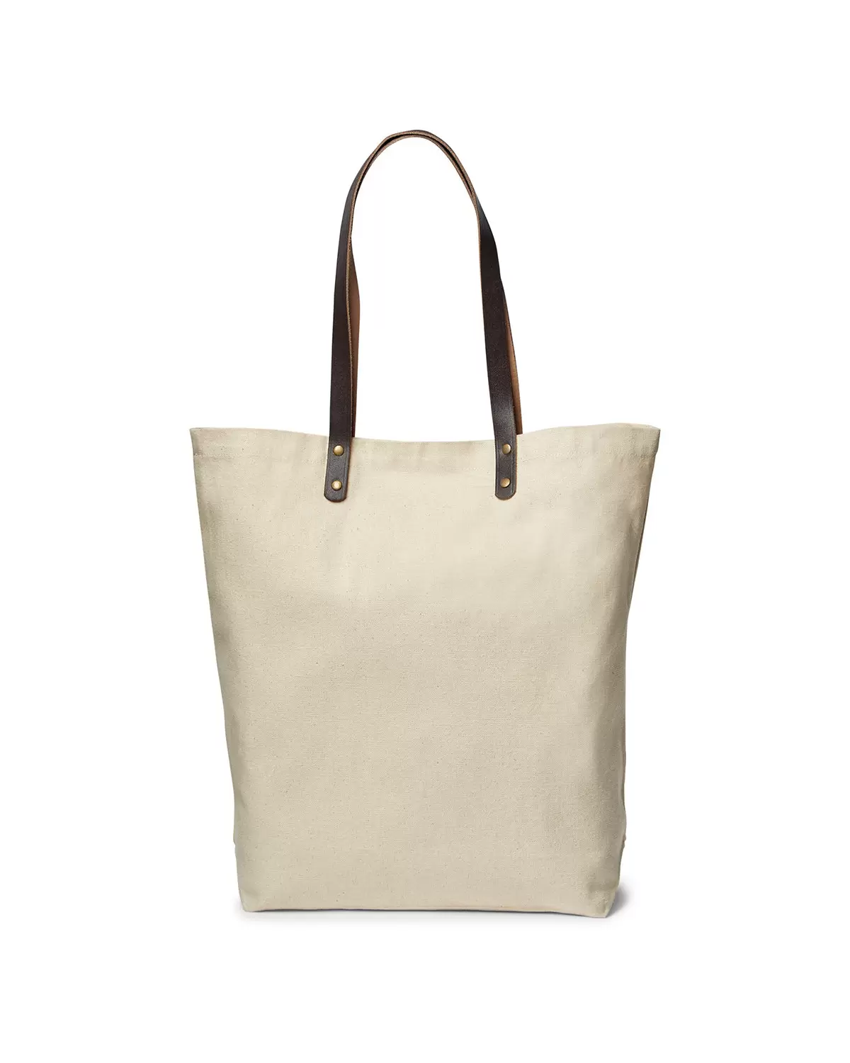 Promo Goods  LT-3996 Urban Cotton Tote With Leather Handles SKU: LT-3996