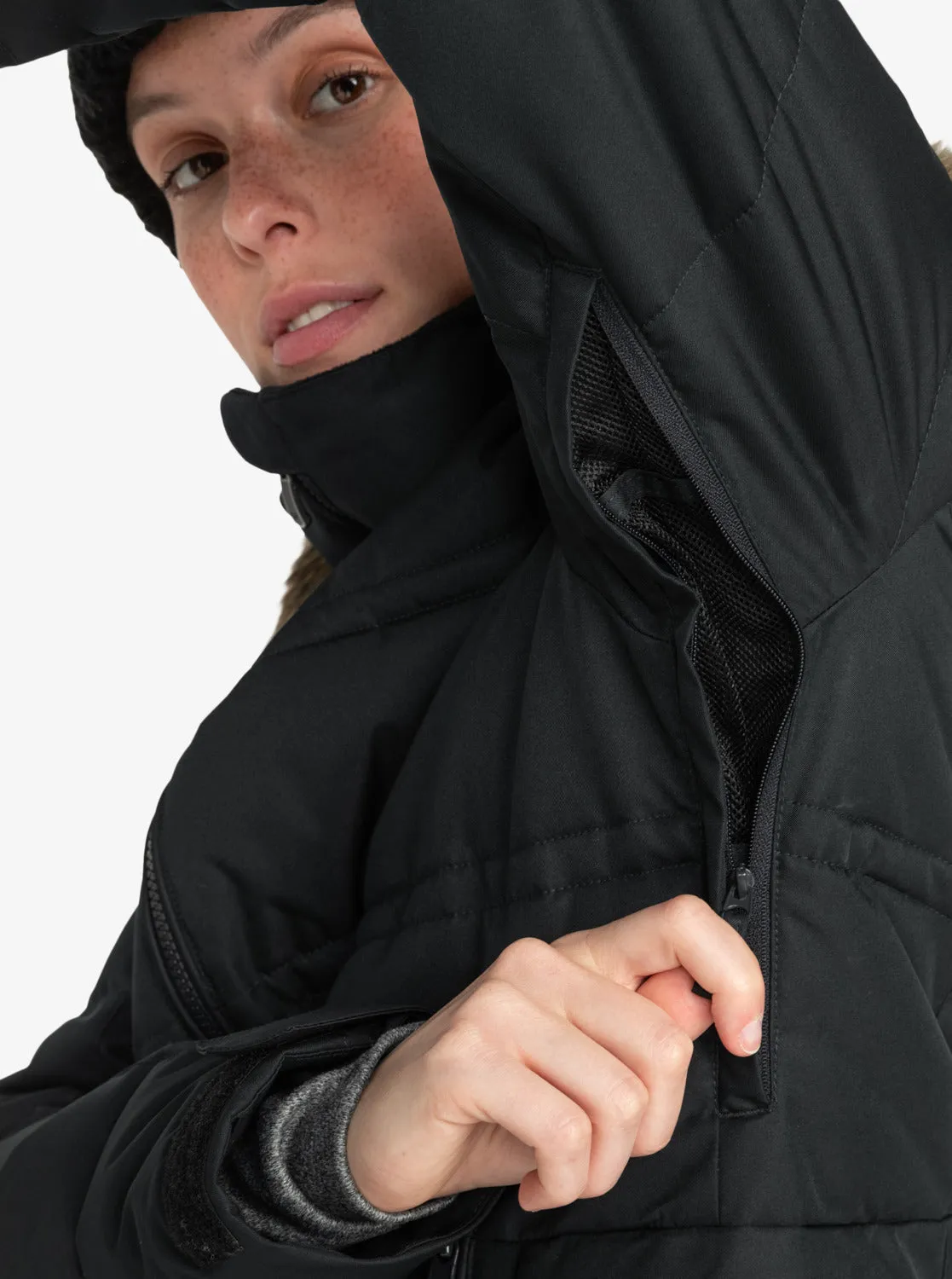 Quinn Technical Snow Jacket - True Black