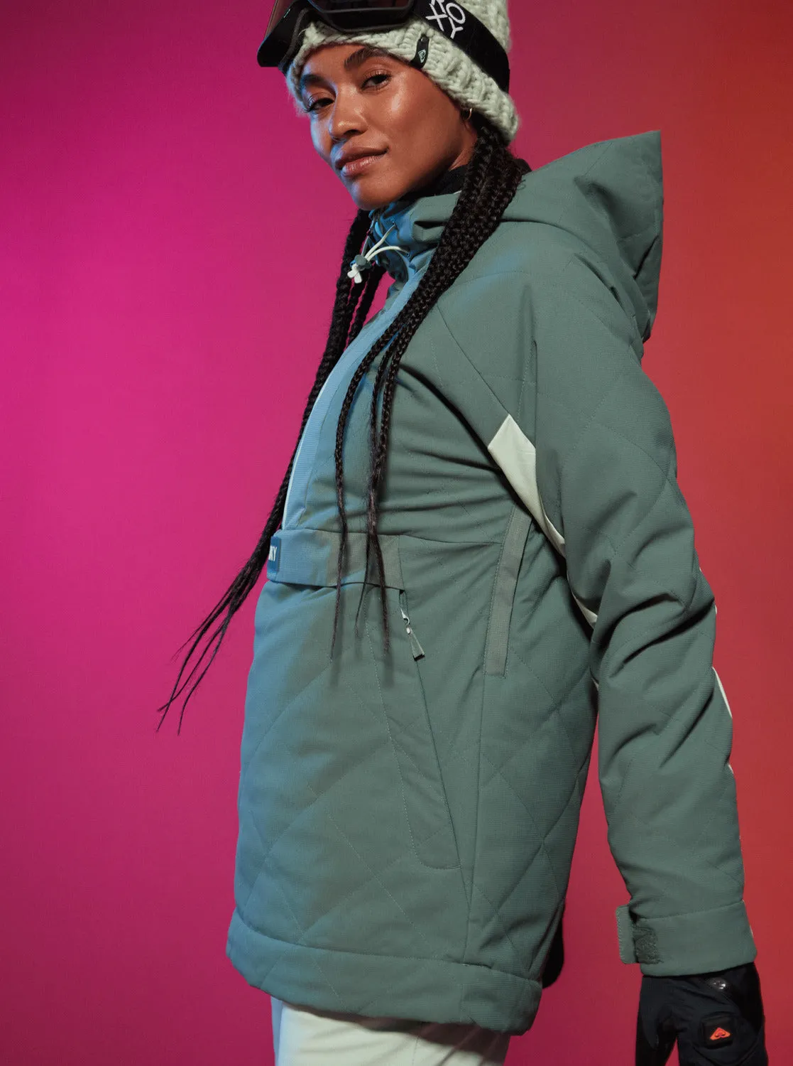 Radiant Lines Overhead Technical Snow Jacket - Dark Forest