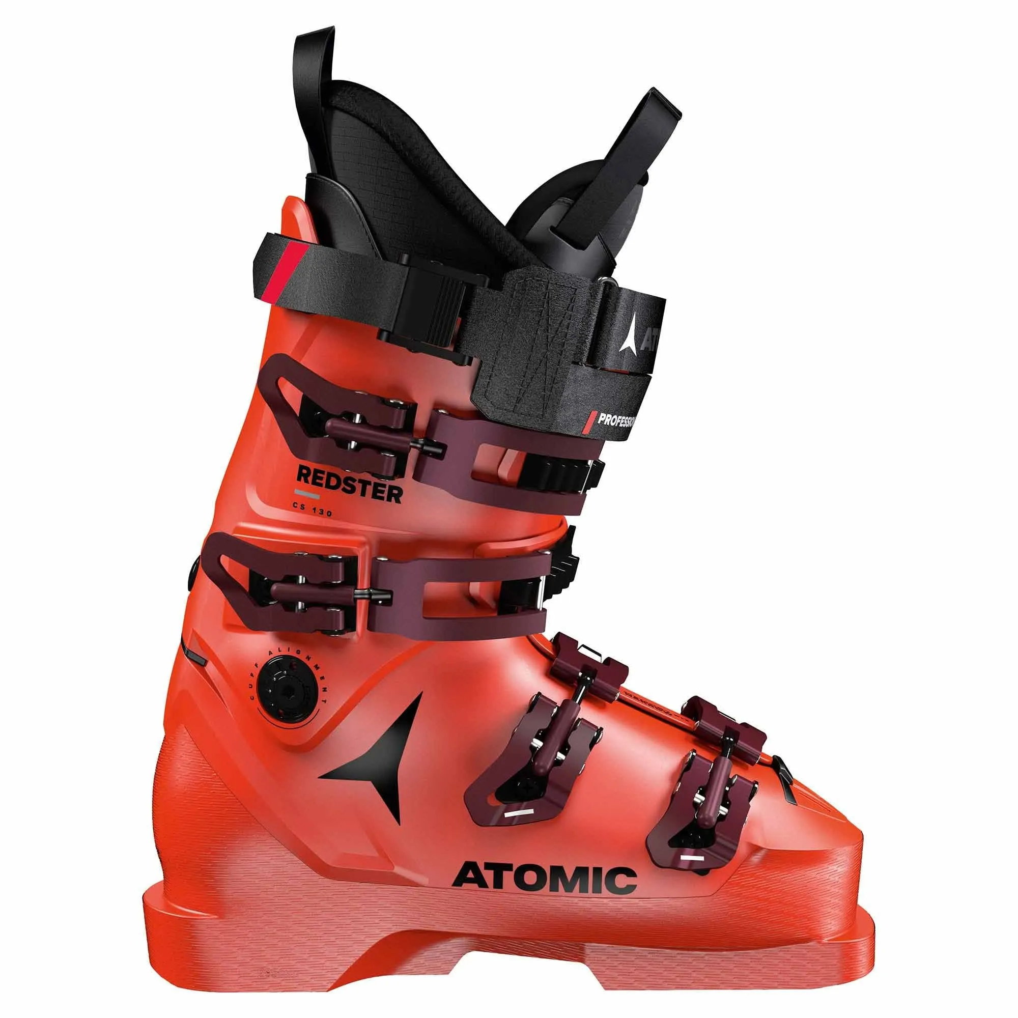 Redster CS 130 Race Ski Boot 2025 - Red/Black