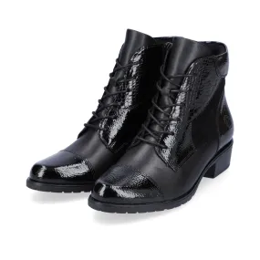 Remonte D6882-01 Black Ankle Boot