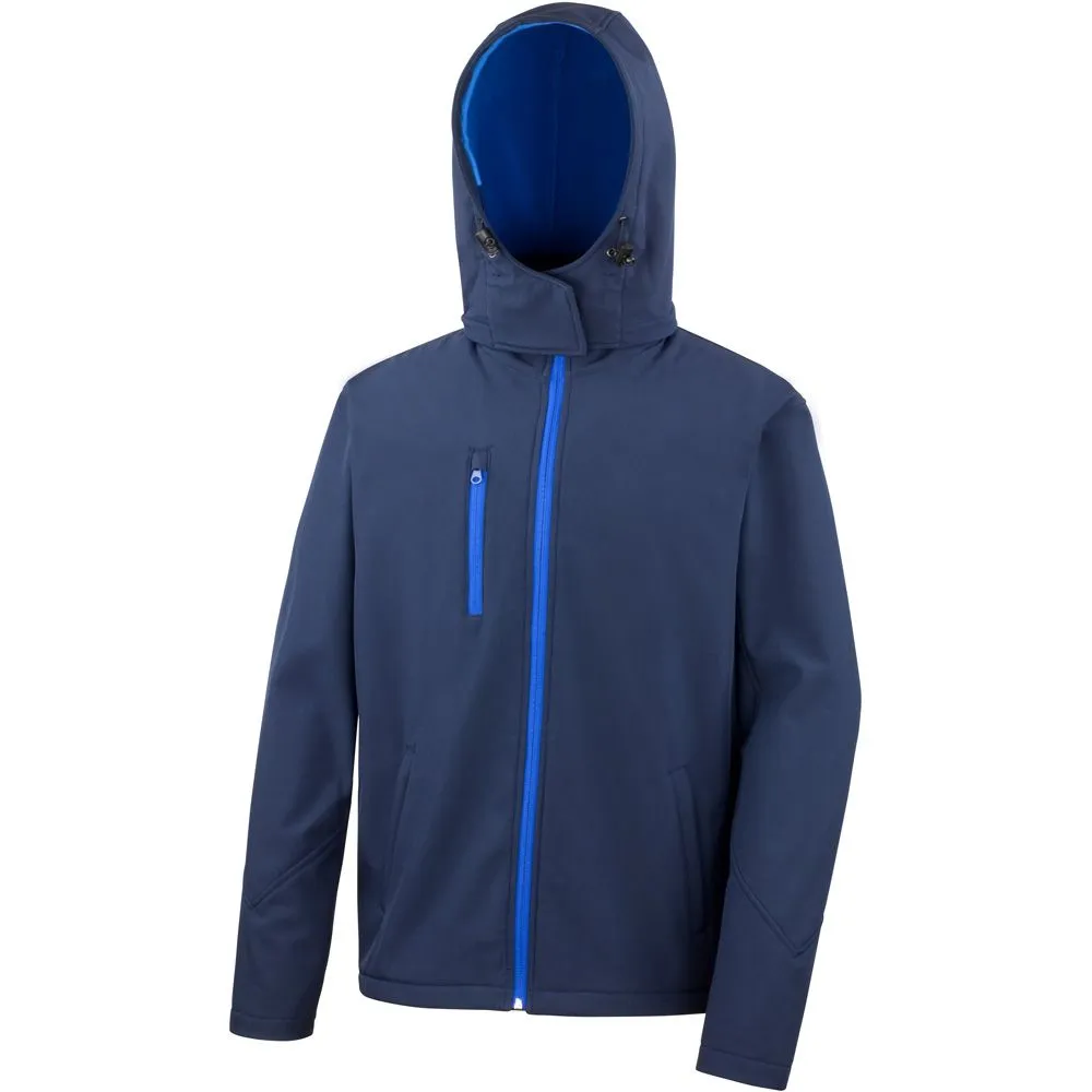 Result Core Mens Performance Hooded Softshell Jacket 