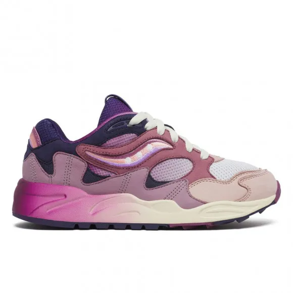 Saucony Trainers  - Grid Shadow 2 Summer Solstice in Purple