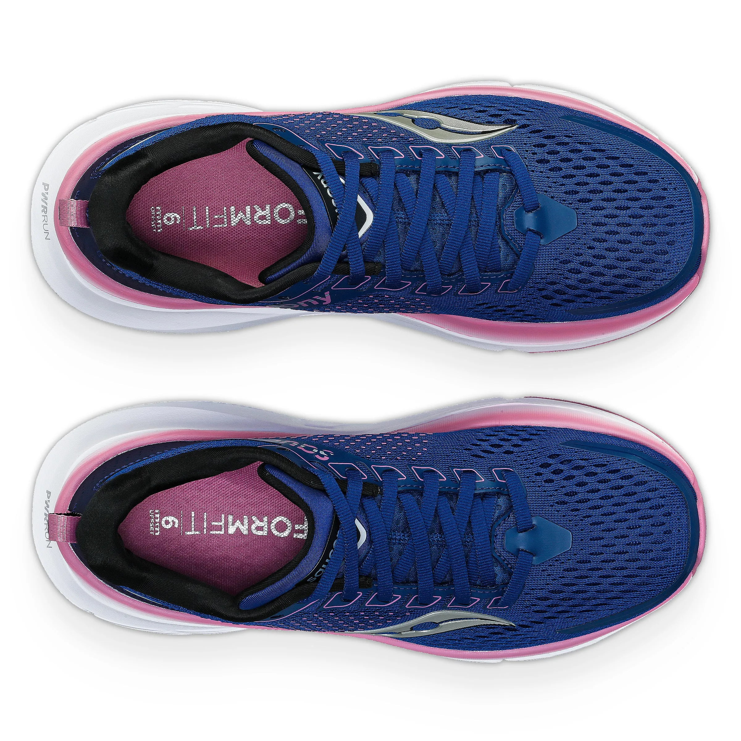 Saucony Women's Guide 17 Running Shoes Navy / Orchid