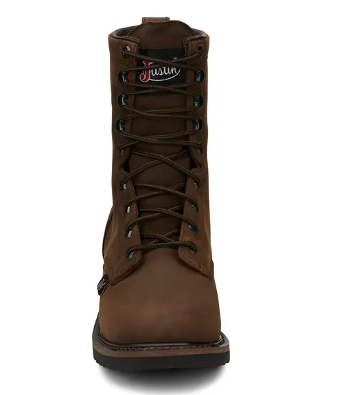 SE960 - Justin Men's Drywall Work Boot - Aged Brown