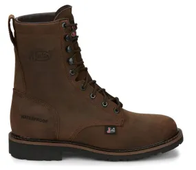 SE960 - Justin Men's Drywall Work Boot - Aged Brown