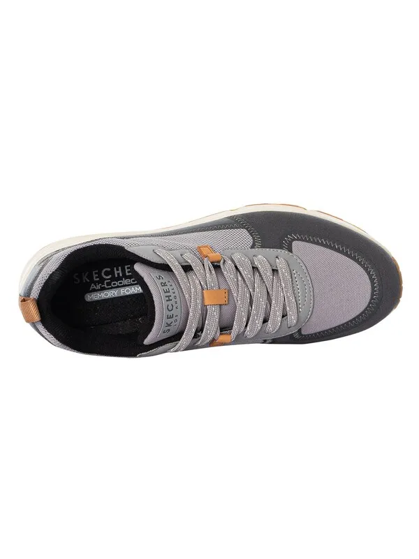 Skechers Uno Layover Trainers - Grey