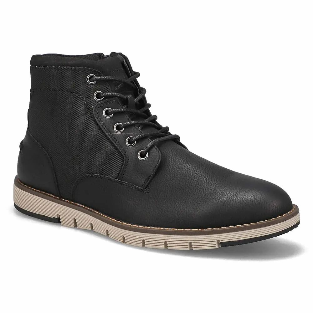 Soft Moc Mens Dresdenn Casual Waterproof Ankle Boot - Black