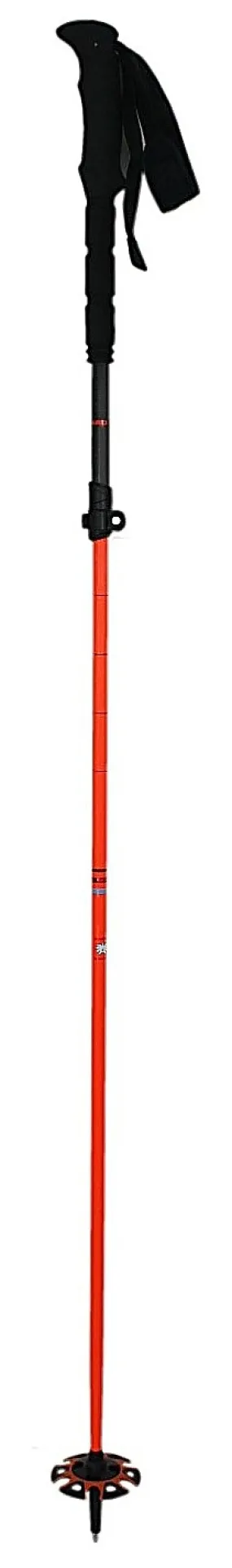 sticks Blizzard Tour Telescopic Ski Poles - Black/Orange