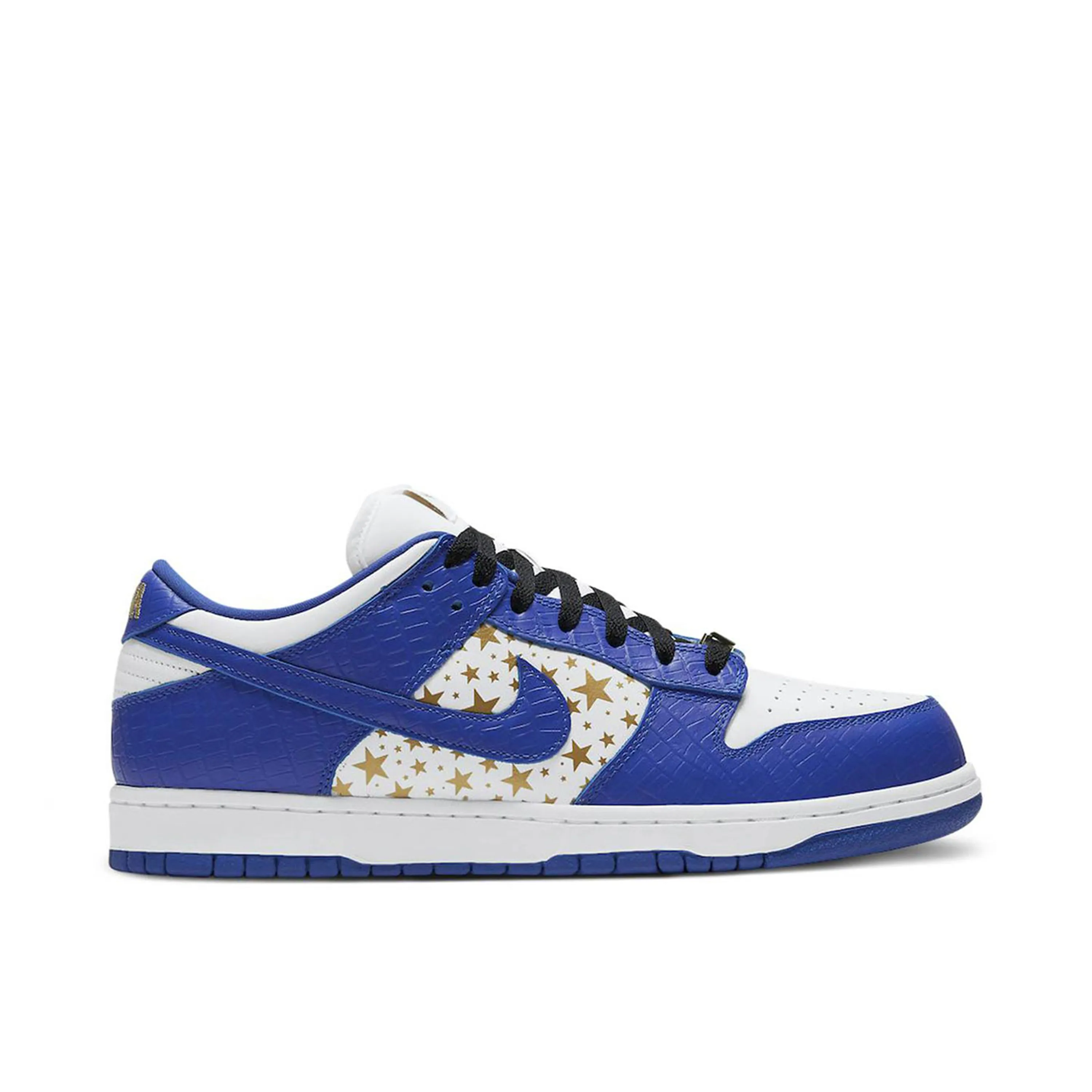 Supreme x Nike SB Dunk Low Stars Hyper Blue | DH3228-100 | Laced