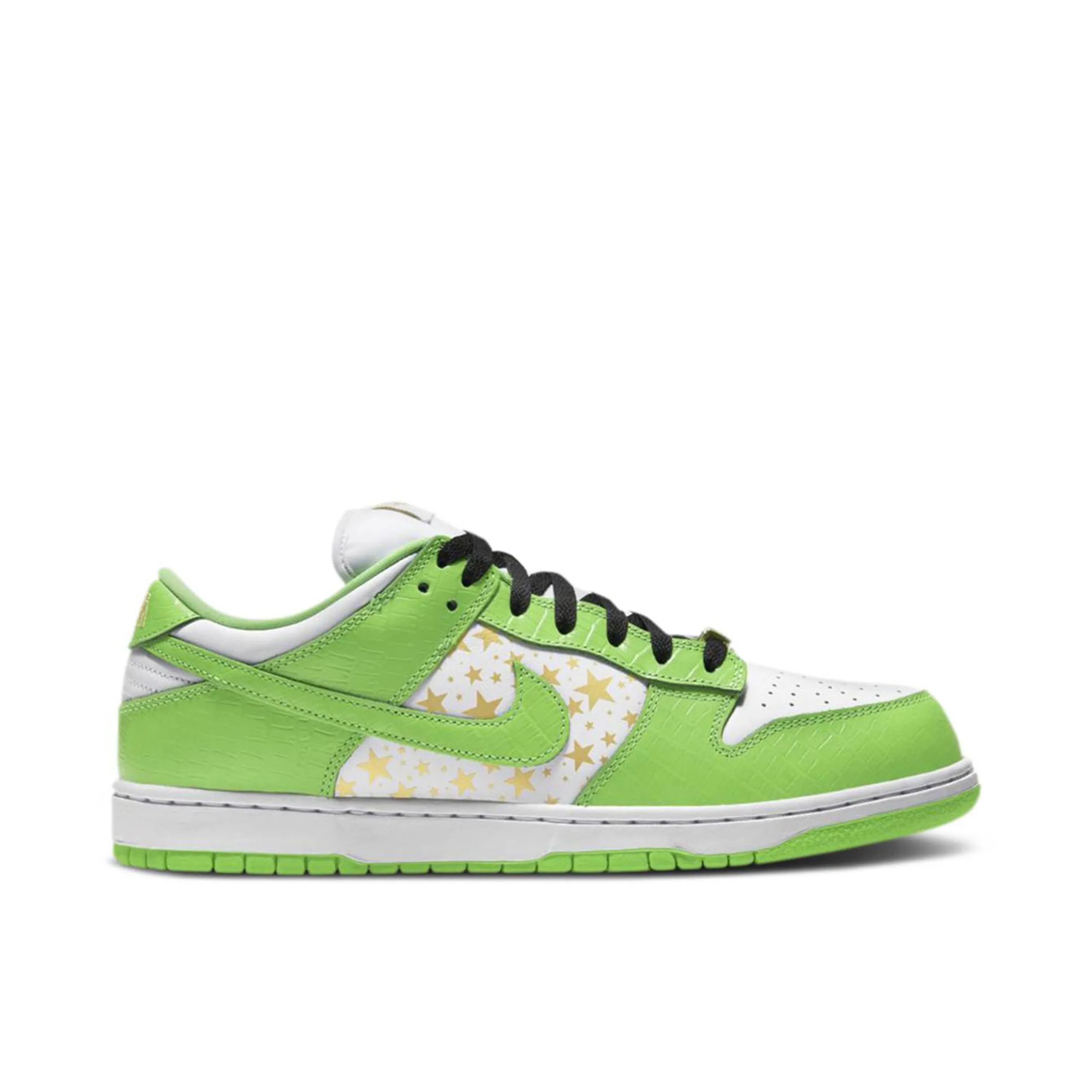 Supreme x Nike SB Dunk Low Stars Mean Green | DH3228-101 | Laced