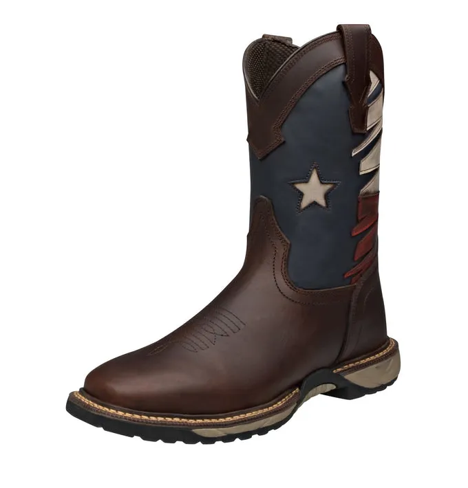 TEX - Cebu Men’s Patriot Soft Toe Work Boot - Cafe