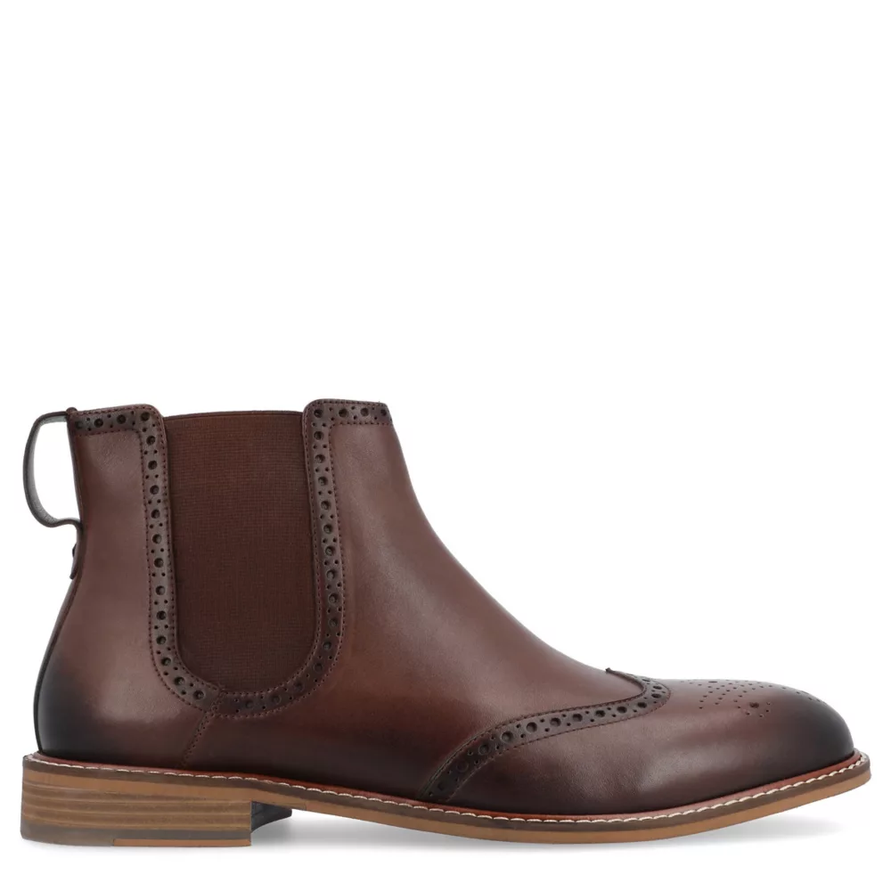 THOMAS & VINE  MENS WATSON WIDE CHELSEA BOOT