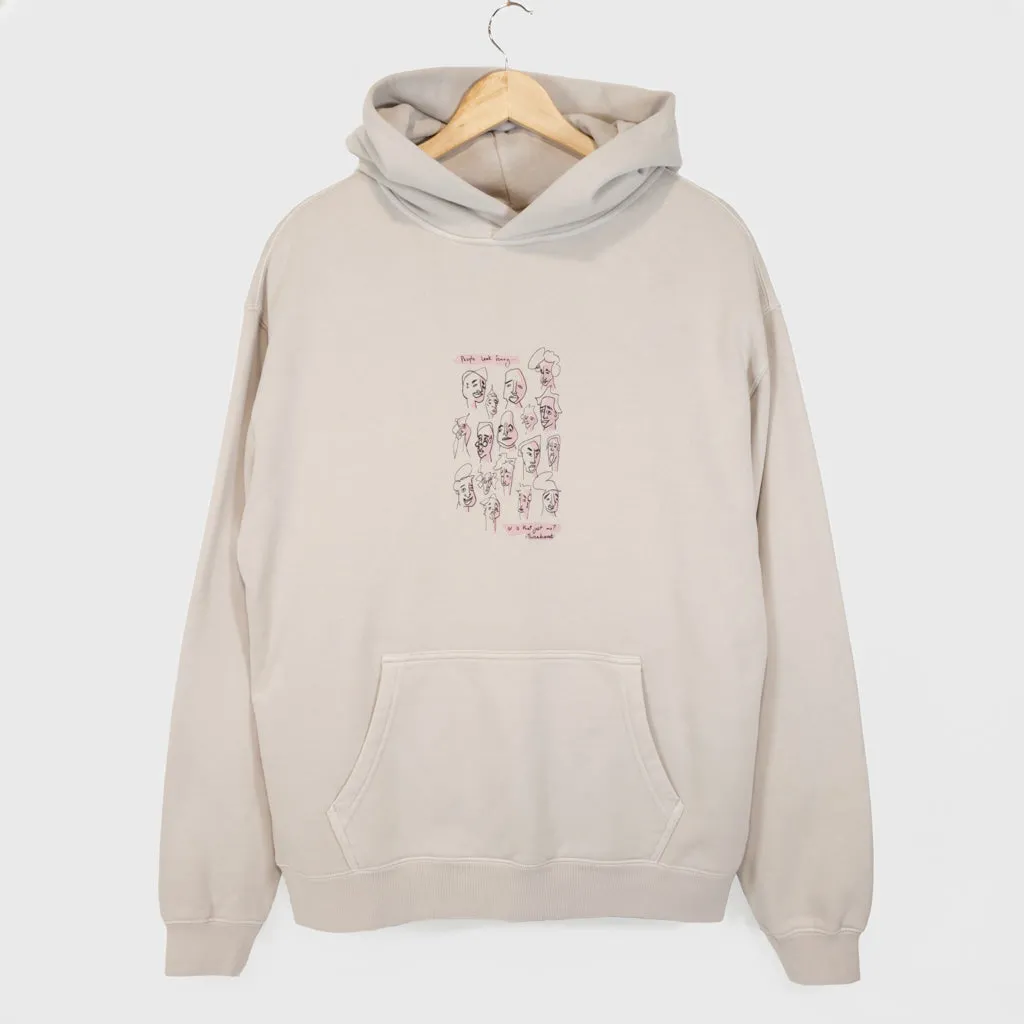 Threadcount - People Look Funny Pullover Hooded Sweatshirt - Faded Bone