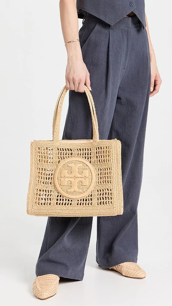 Tory Burch   Ella Hand Crocheted Small Tote 