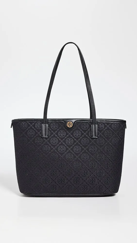 Tory Burch   T Monogram Small Zip Tote 