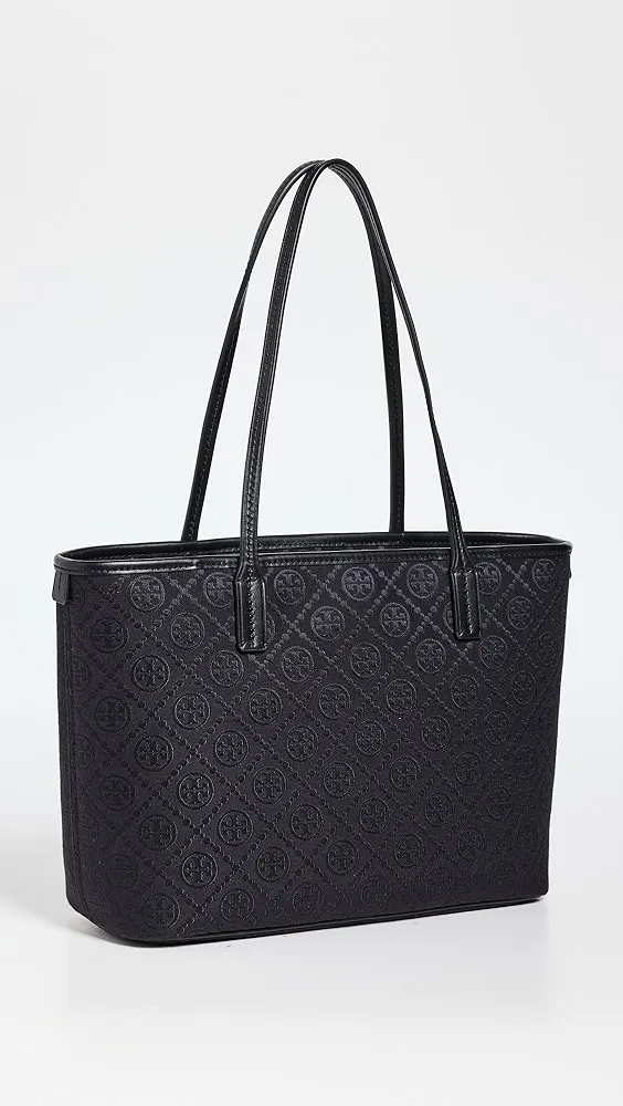 Tory Burch   T Monogram Small Zip Tote 