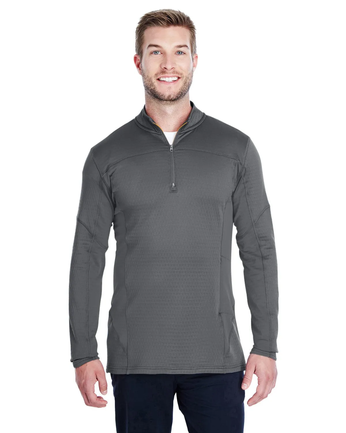 Under Armour SuperSale Mens Spectra Quarter-Zip Pullover GRPH/ CH/ ST 1316277