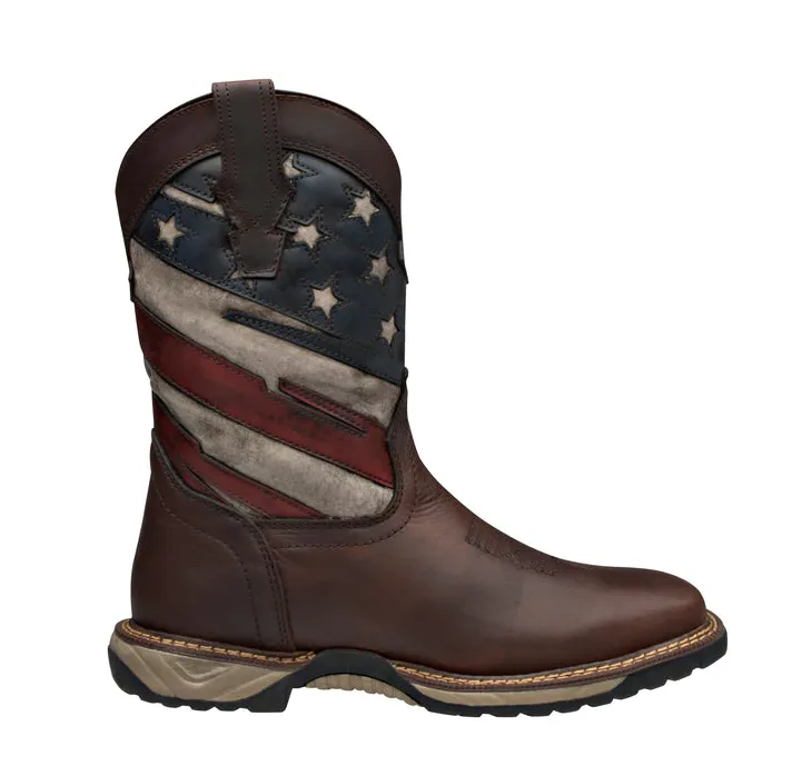 USA - Cebu Me’s Patriot Soft Toe Work Boot - Cafe