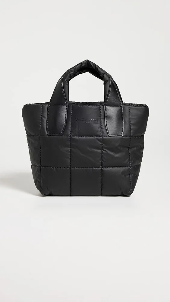 Vee Collective   Porter Tote Mini Matte Black 