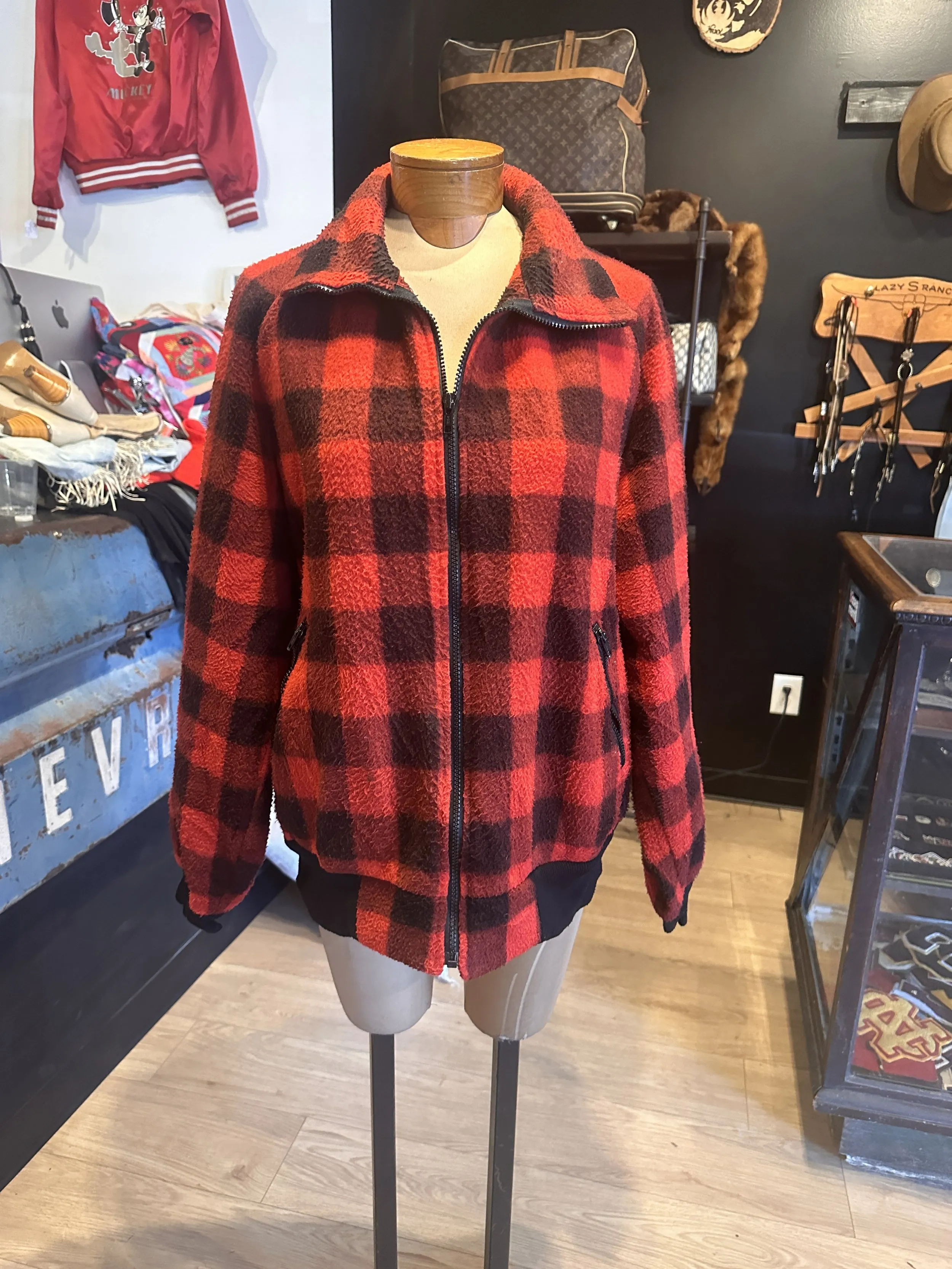 Vintage LL Bean Buffalo Plaid Jacket —          Star Struck Vintage