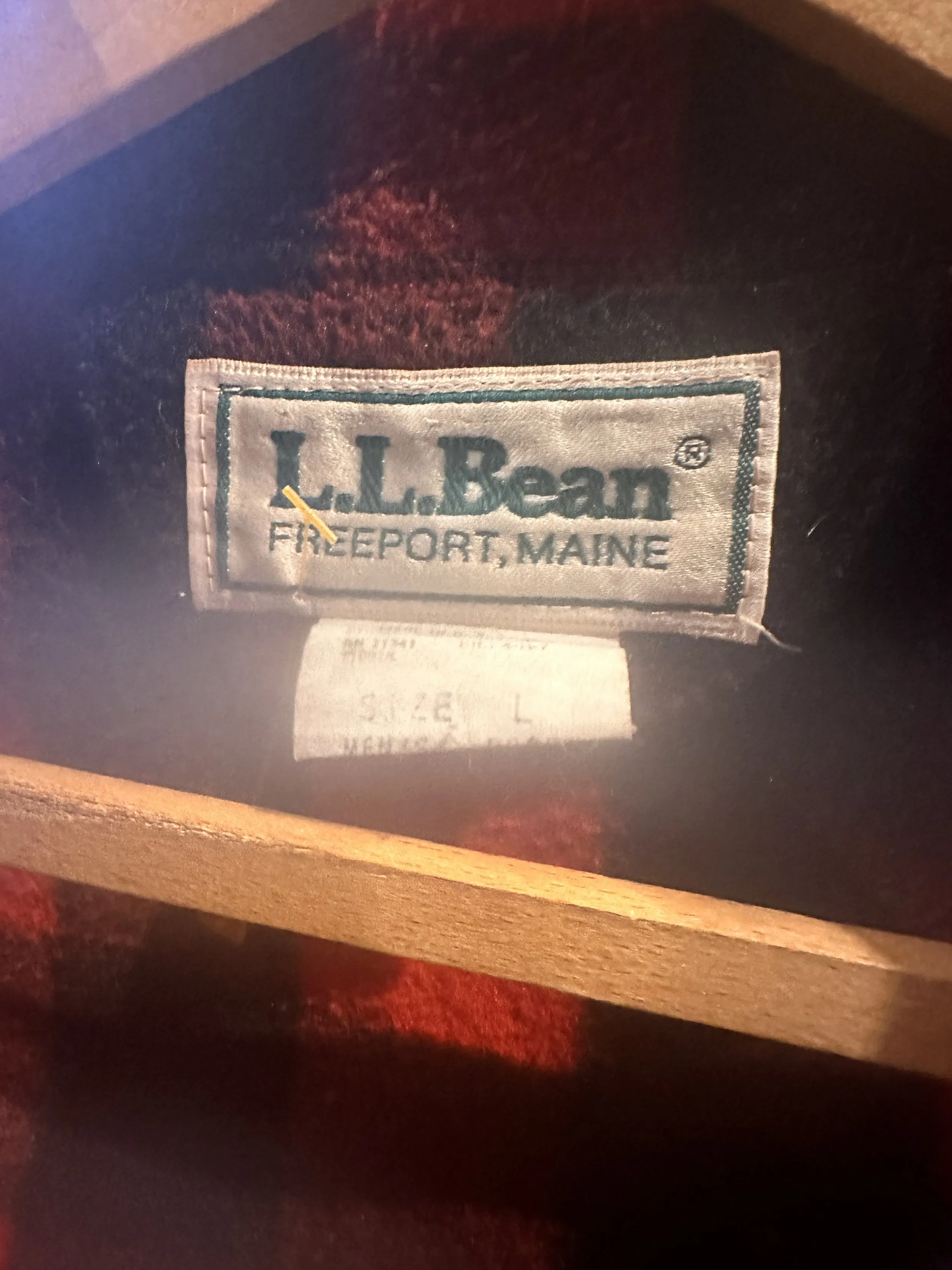 Vintage LL Bean Buffalo Plaid Jacket —          Star Struck Vintage